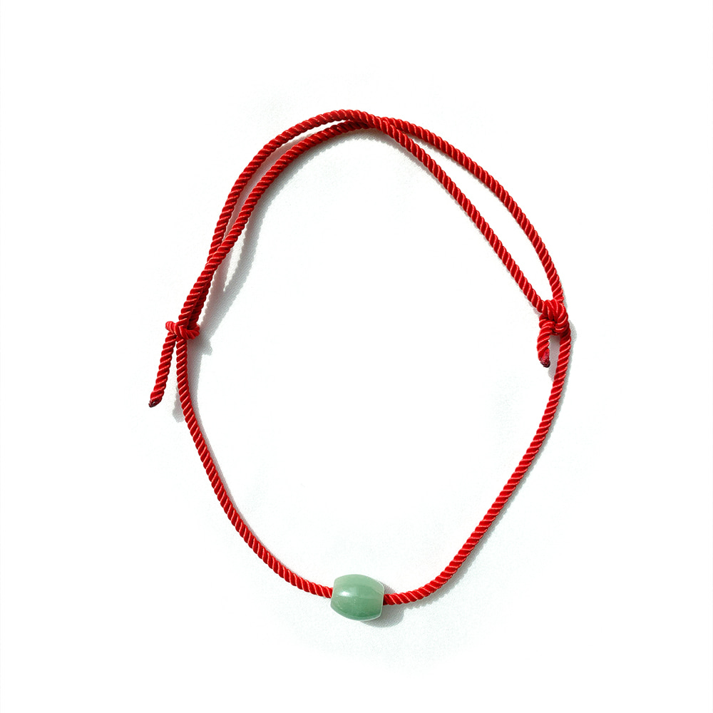 Emerald Olive Stone Necklace